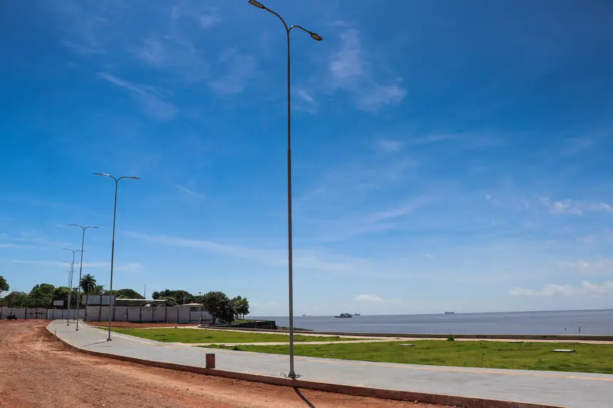 Amapá em obra: Governo do Estado trabalha nas etapas de iluminação e calçamento do Complexo do Aturiá