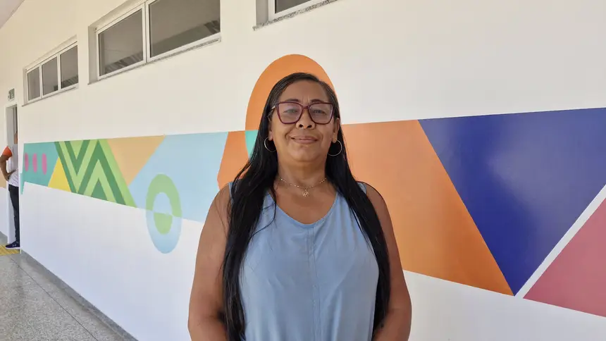 ‘É a realização de um sonho’, conta pedagoga da Escola Estadual Dr. Murilo Braga, entregue reconstruída pelo Governo do Amapá em Mazagão