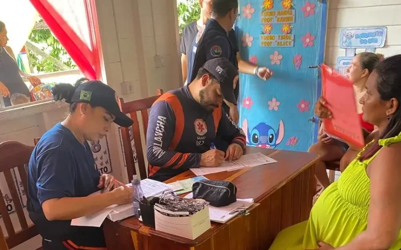 Samu no Amapá leva atendimento médico e educação em saúde para comunidades ribeirinhas em Mazagão
