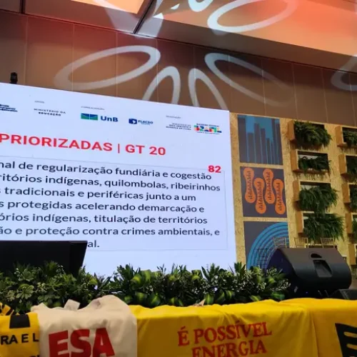 Amapá colabora com propostas para enfrentar crise climática na 5ª Conferência Nacional de Meio Ambiente, em Brasília