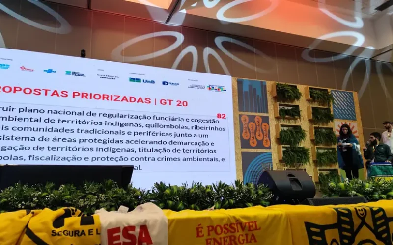 Amapá colabora com propostas para enfrentar crise climática na 5ª Conferência Nacional de Meio Ambiente, em Brasília