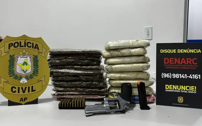 Ação da Polícia Civil do Amapá desarticula esquema de distribuição de drogas para Região Metropolitana de Macapá