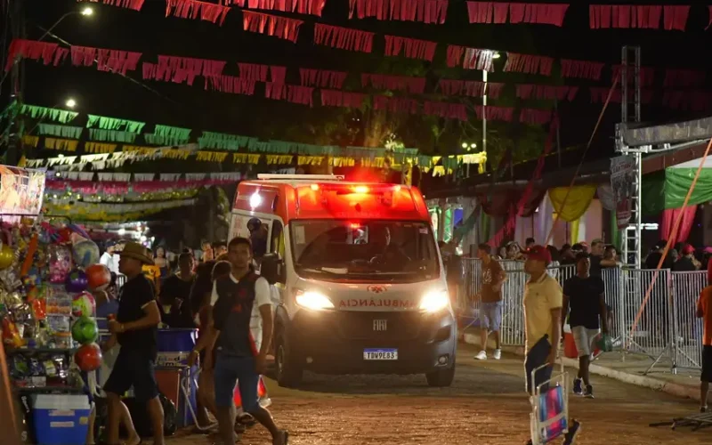 Moradores e visitantes contam com atendimento de saúde reforçado em Mazagão Velho durante a Festa de São Tiago