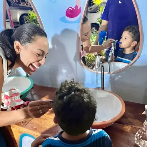 Programa Mais Sorriso leva ‘escovódromo’ para ensinar sobre saúde bucal de forma divertida na 54ª Expofeira do Amapá