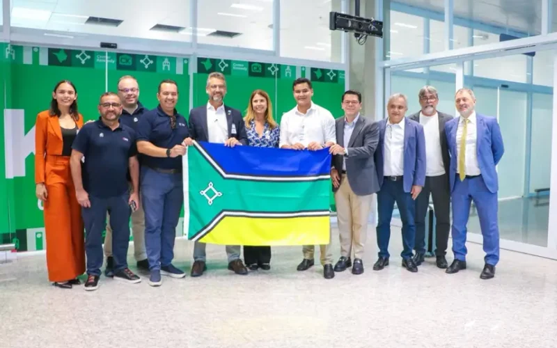 ‘É o Amapá no centro das discussões sobre economia, turismo e petróleo’, destaca Clécio Luís na chegada do primeiro voo da rota Rio de Janeiro-Macapá