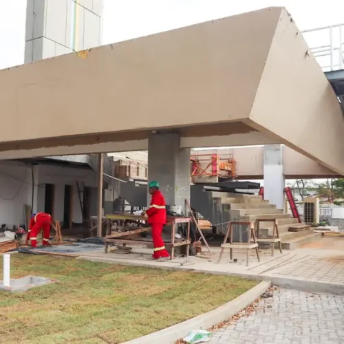 Governo do Amapá intensifica obras no Monumento Marco Zero do Equador com serviços hidráulicos, elétricos, de calçamento e paisagismo